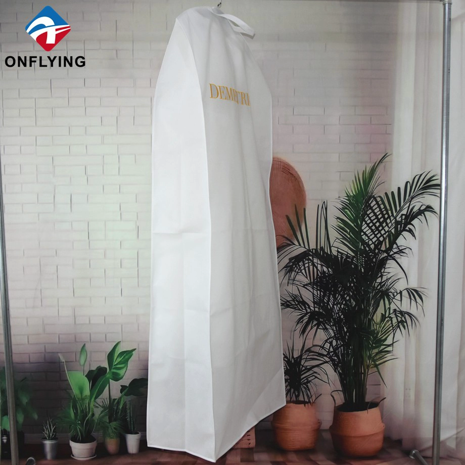 Storage Packaging White Wedding Dust Biodegradable Dress Bags Factory China