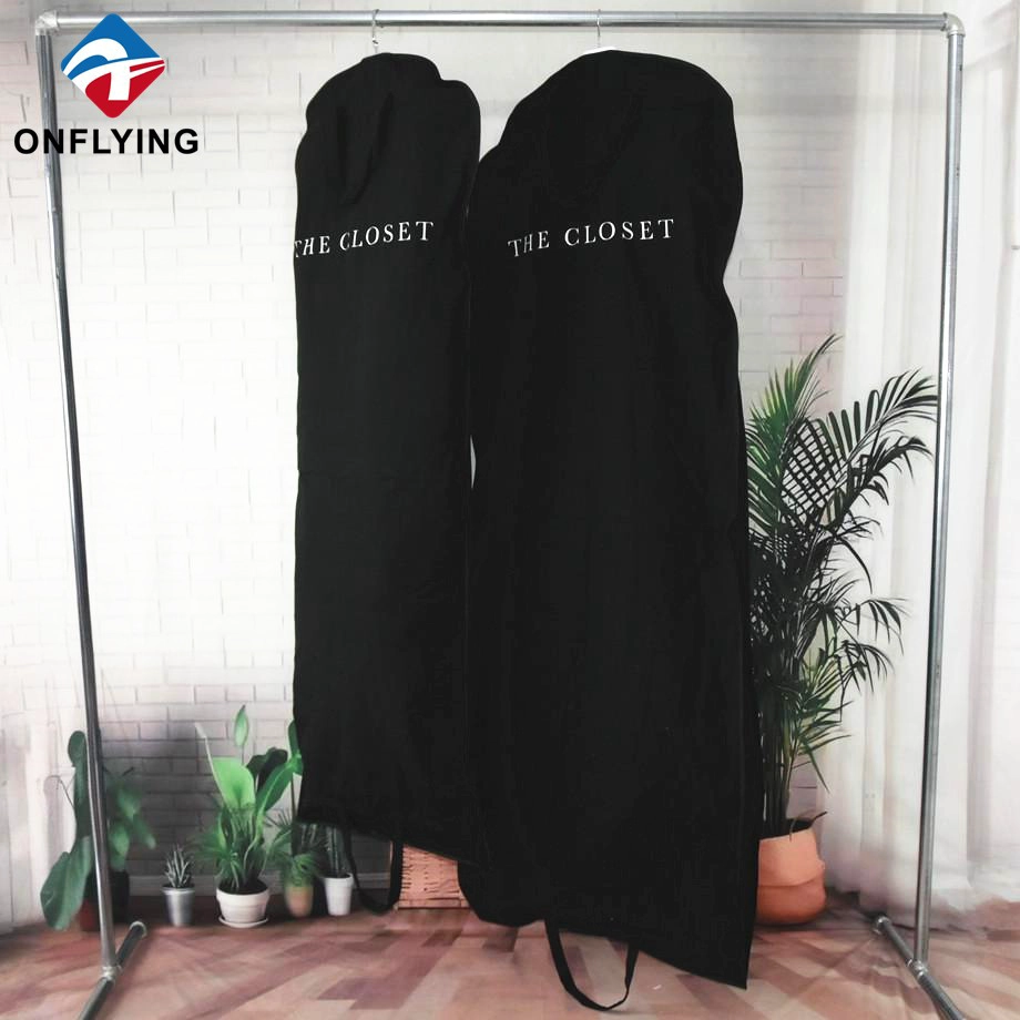 High Quality Wedding Dress Canvass Cotton Clothes Dust Cover Factory China