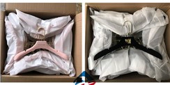 Perchas flocadas populares: almacenamiento versátil para vestidos de novia, abrigos y más Perchas flocadas populares: almacenamiento versátil para vestidos de novia, abrigos y más