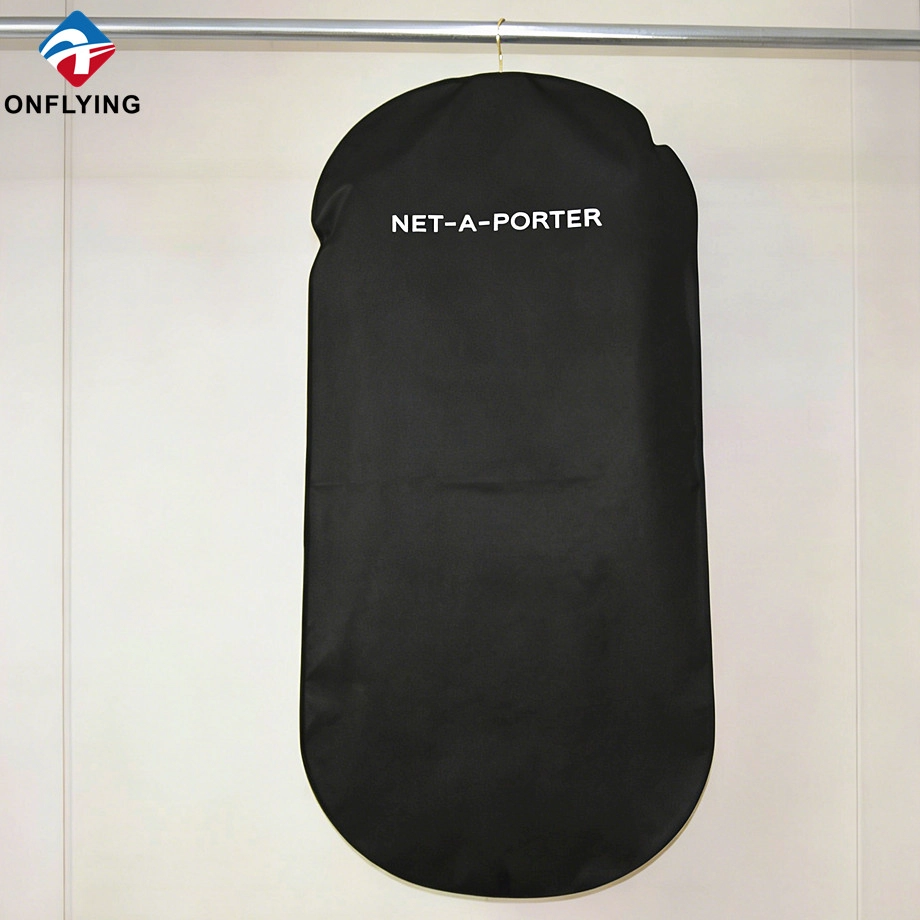 Premium Foldable Eco-friendly Storage Washable Black Garment Bag for Daily Storage manufacturer China
