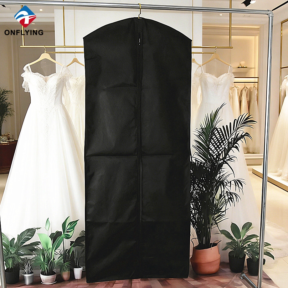 Premium Foldable Eco-friendly Storage Washable Black Garment Bag for Daily Storage manufacturer China - COPY - 1go9t1