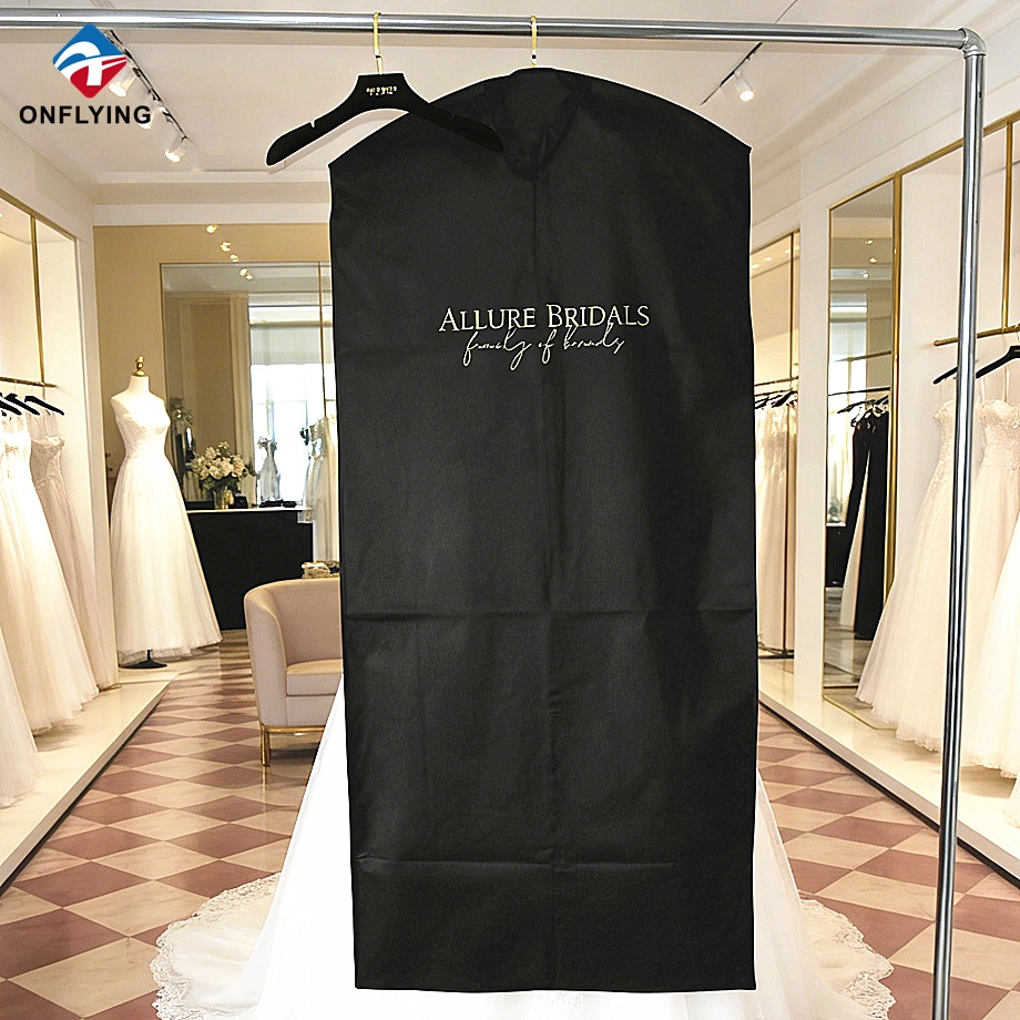 Premium Foldable Eco-friendly Storage Washable Black Garment Bag for Daily Storage manufacturer China - COPY - 1go9t1