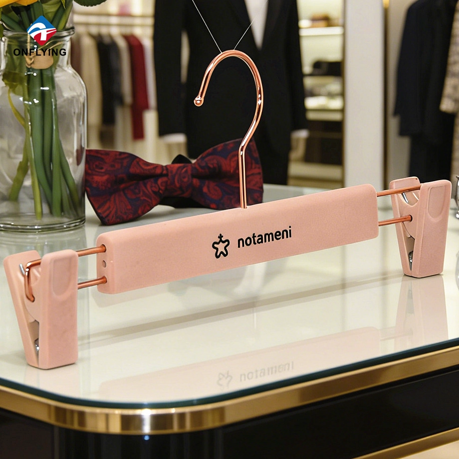 Elegant High-quality Custom Non Slip Velvet Clothes Hanger Factory China