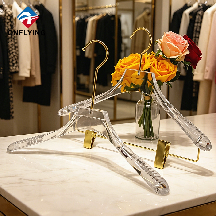 Durable Wear-resistant Smooth Glossy Surface Sturdy Transparency Acrylic Hanger Manufacturer China - COPY - i6w4g2