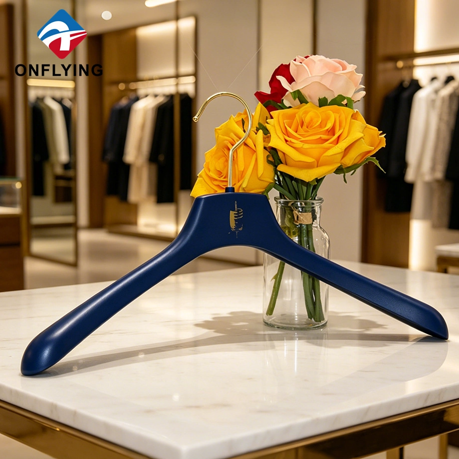 Recyclable Vintage Customized Rubber Coated Strong ABS Plastic Hanger for Suit Supplier China - COPY - tiwvrt