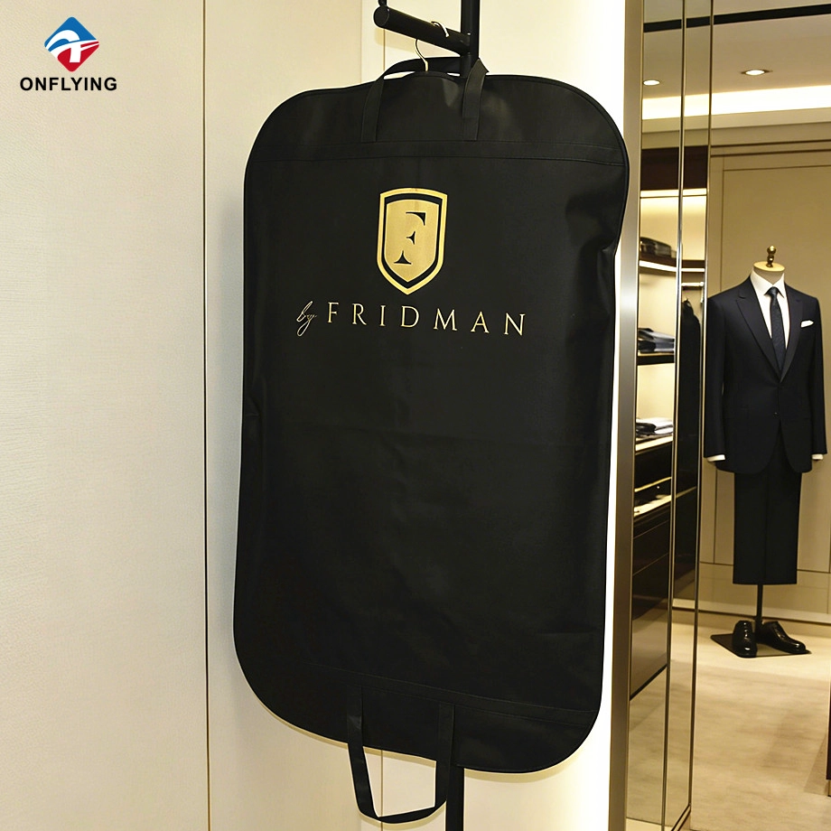 Versatile Stylish Breathable Men's Non Woven Luxury Suit Packing Bag Supplier China