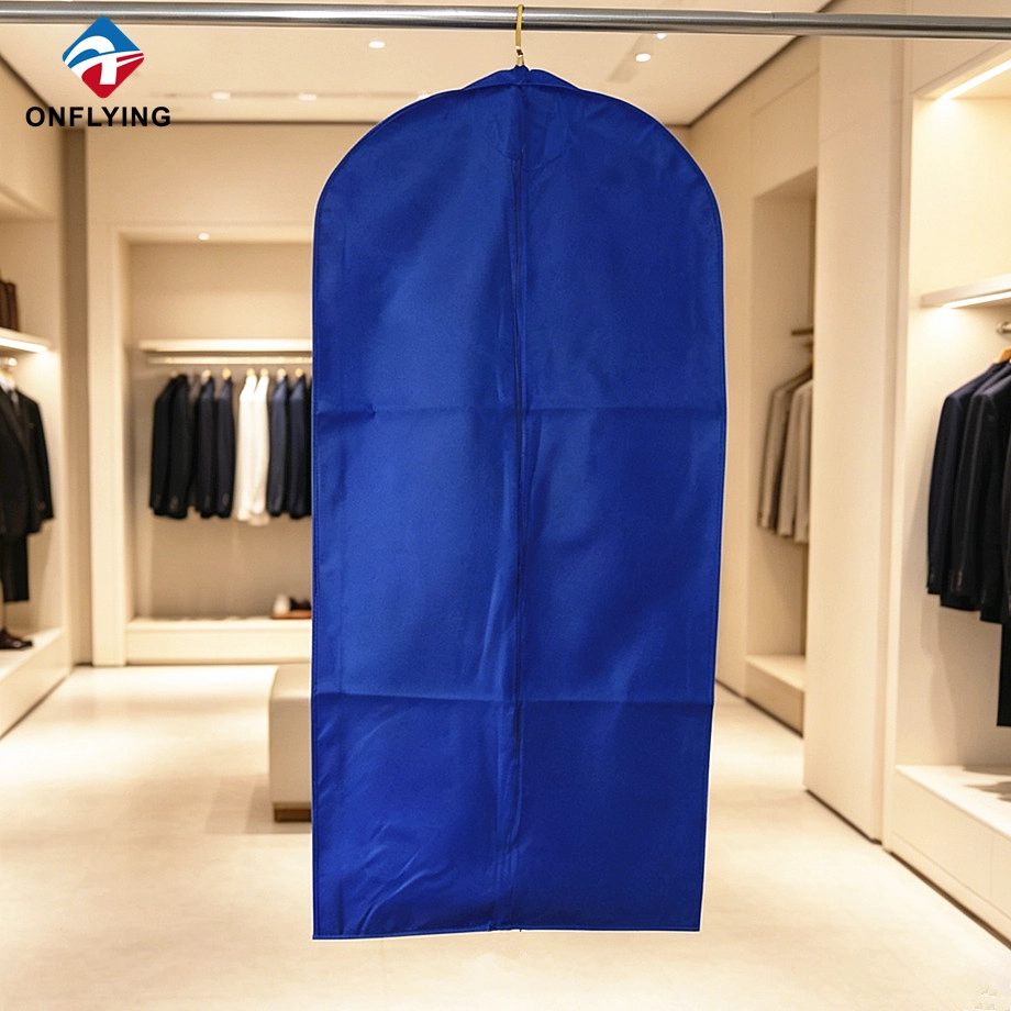 Elegant Bridal Shop Hot-stamping Silver logo Natural Cotton Dress Package Bag Supplier China - COPY - 74nrip