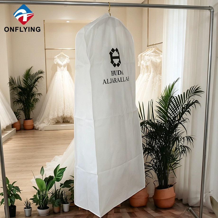 Luxury Hot-selling Lady extra Large Non Woven Dress Garment Bridal Bag for Boutique Supplier China