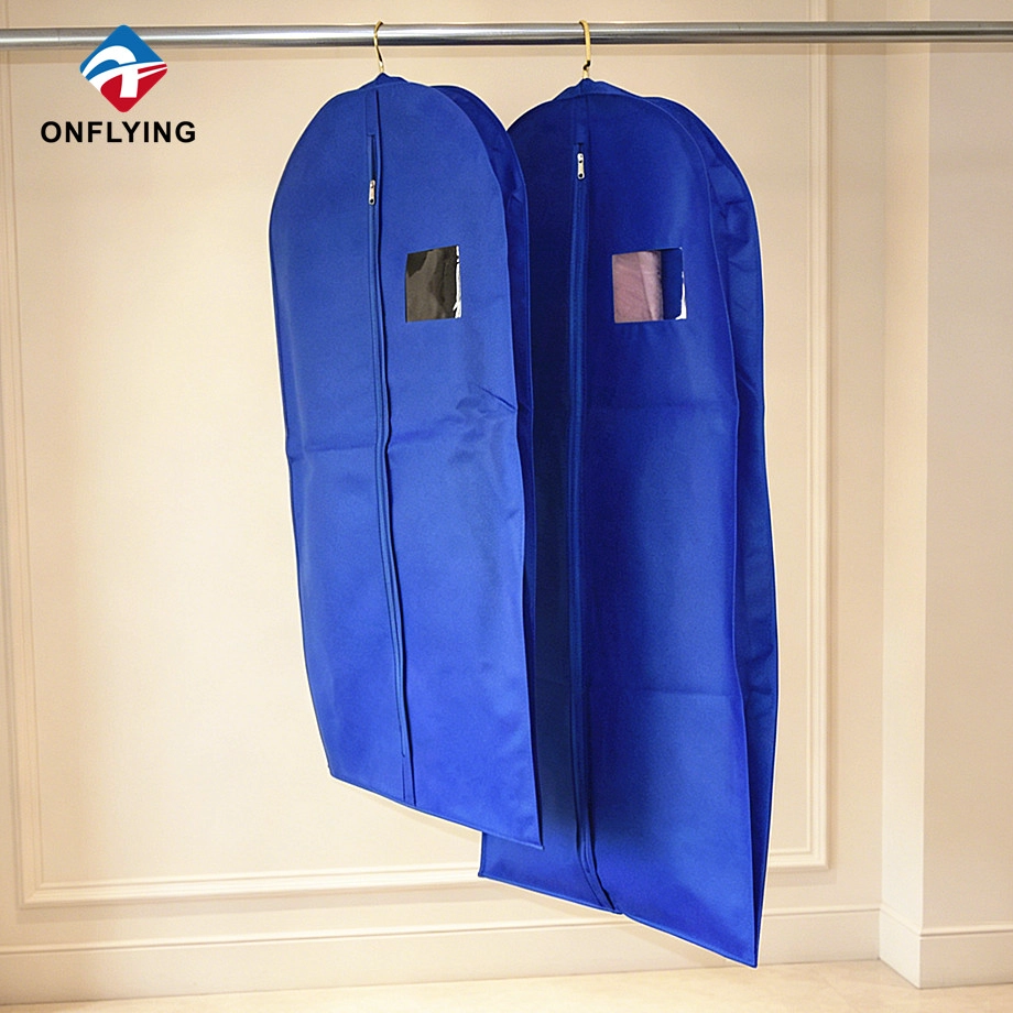 Eco-friendly High Quality Fabric Men's Suit Organza Garment Bag with Gusset Factory China - COPY - 59fuca