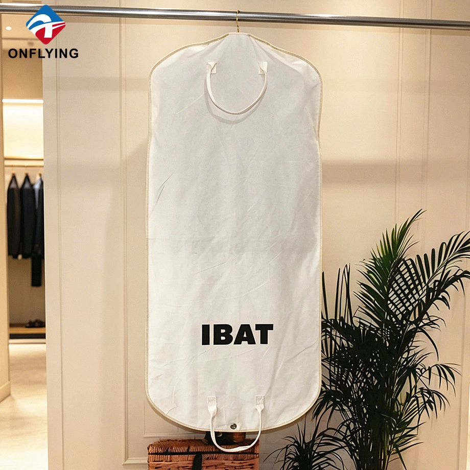 Portable Large Capacity Carry-on Men's Garment Cotton Dust Bag for Suit Supplier China - COPY - taawcv