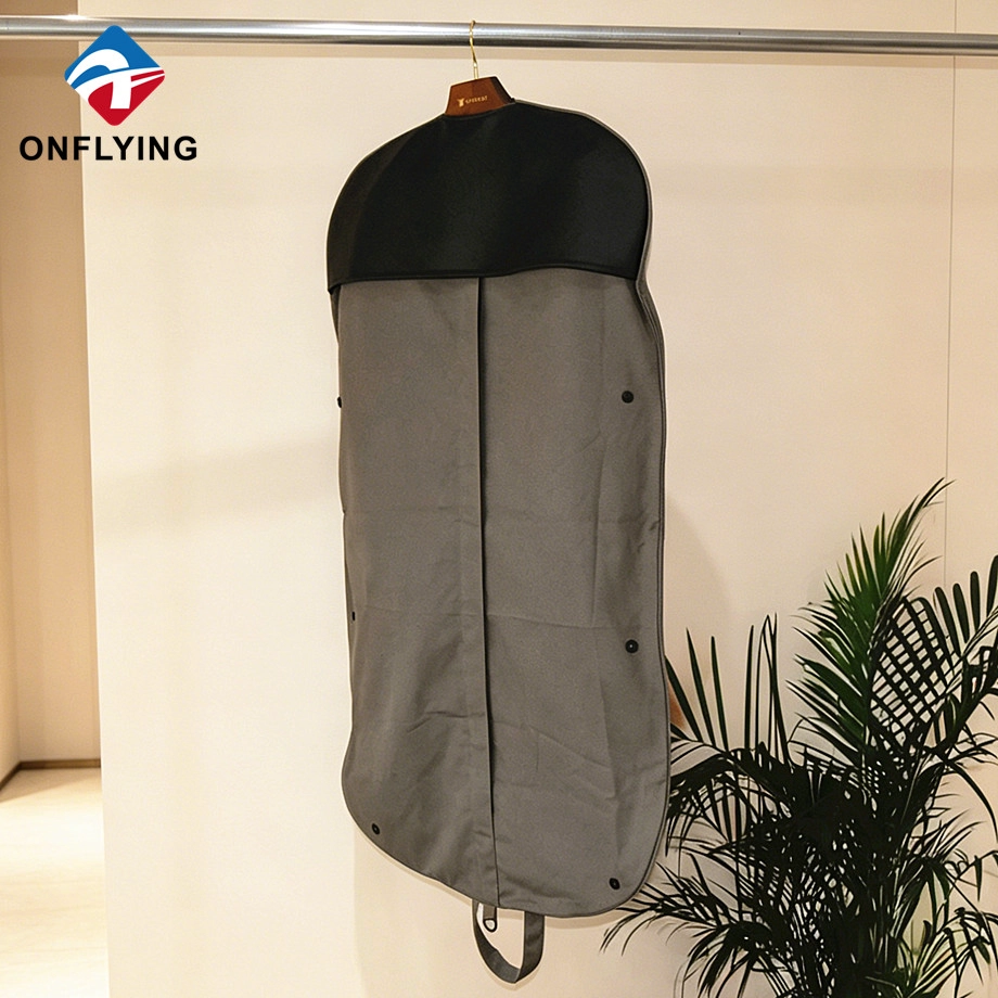 Fashionable Display Storage Faux Leather Dust Cap Cotton Suit Garment Dust Cover Supplier China