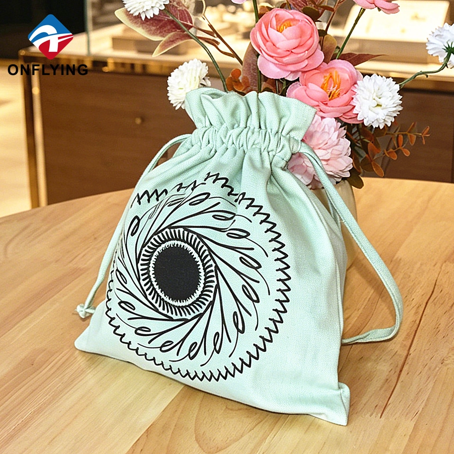 Drawstring Cotton Pouch Bag factory