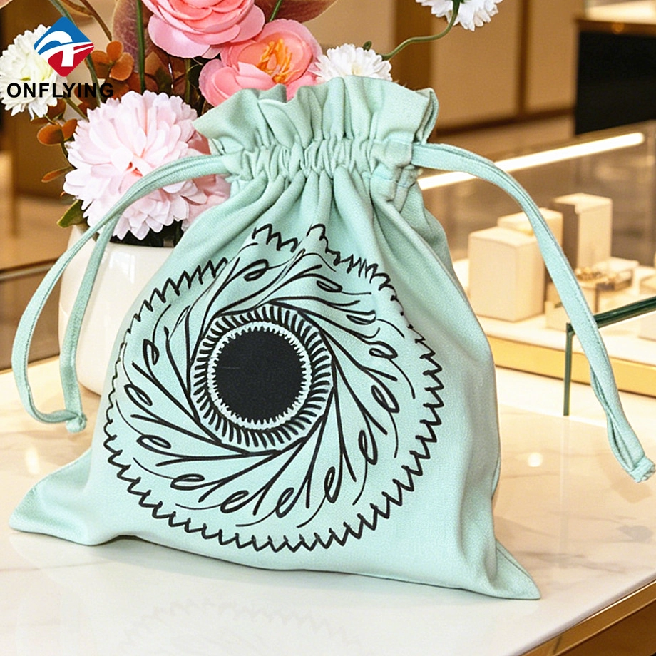 Drawstring Cotton Pouch Bag factory