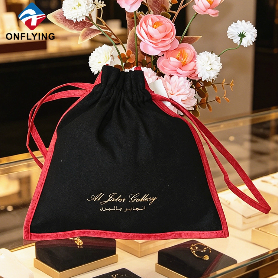 Drawstring Pouch Cotton Bag Set factory