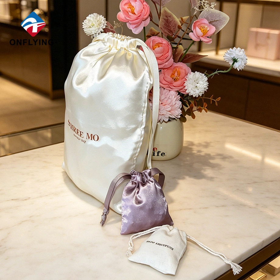 High Quality Drawstring Satin Bag manufacturer