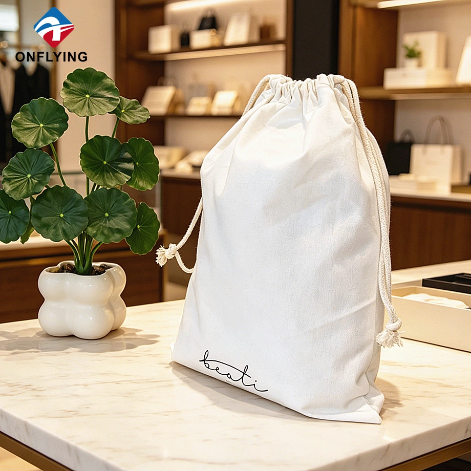 Cotton Pouch Drawstring Bag factory