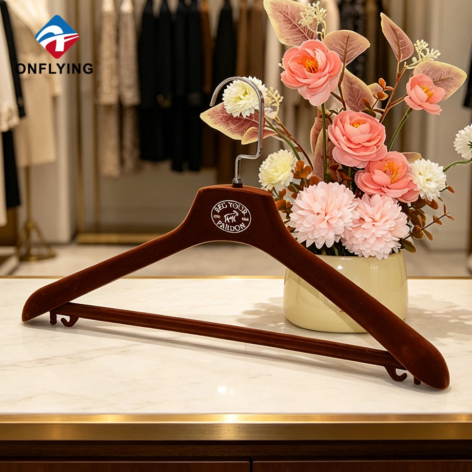 Best selling Velvet Flocked Hanger manufacturer