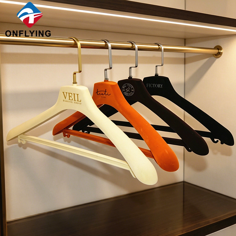 Colored Velvet Jacket Hanger Set factory