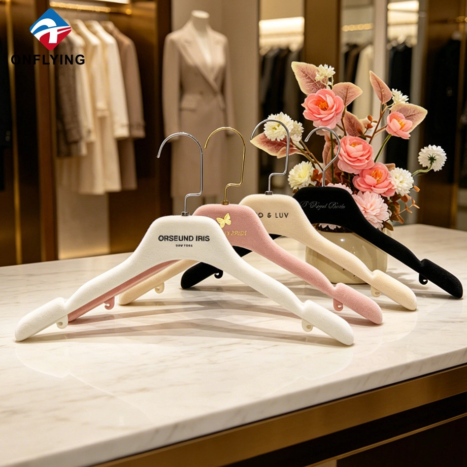 Durable Velvet Bridal Hanger Set manufacturer