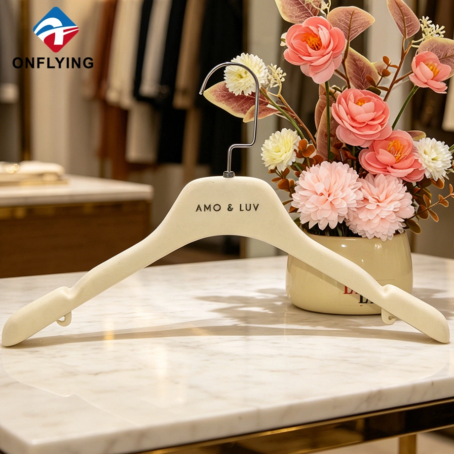 Durable Velvet Bridal Hanger Set manufacturer
