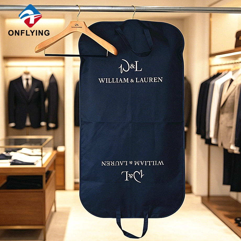 High-quality Elegant Formal Suit Store Waterproof Suit Dust Oxford Cover Custom Supplier China