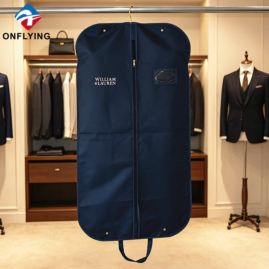 High-quality Elegant Formal Suit Store Waterproof Suit Dust Oxford Cover Custom Supplier China