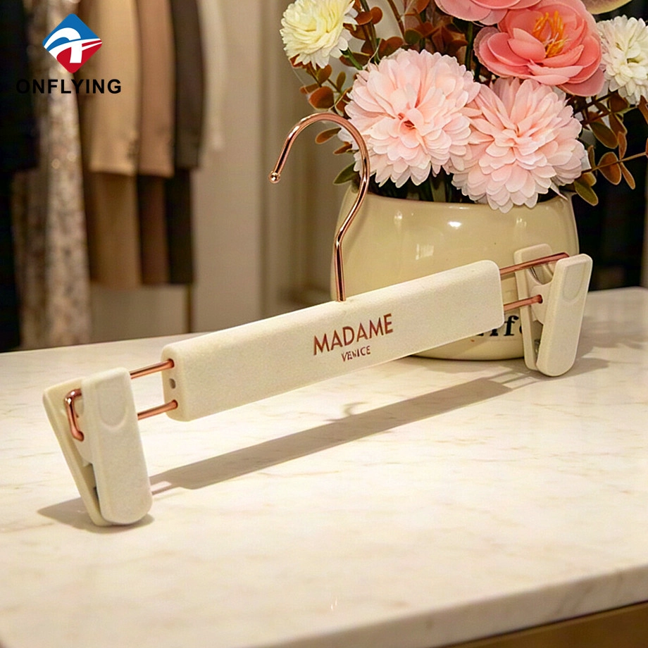 Flocked Velvet Pants Hanger manufacturer