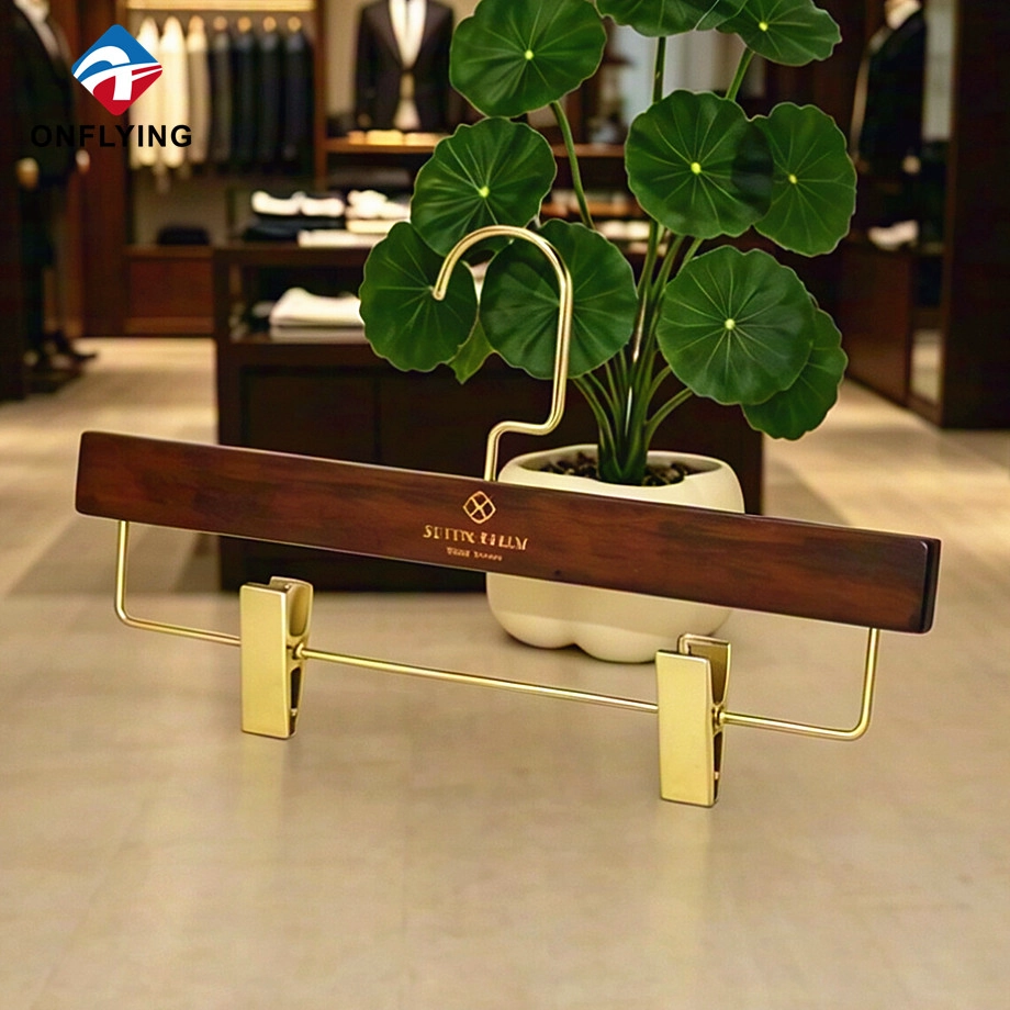 Solid Wooden Pants Hanger manufacturer