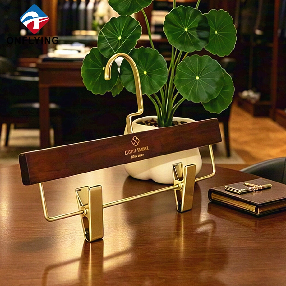 Solid Wooden Pants Hanger manufacturer