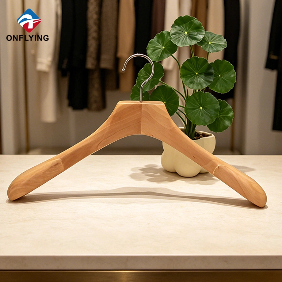 China Wooden Jacket Coat Hanger