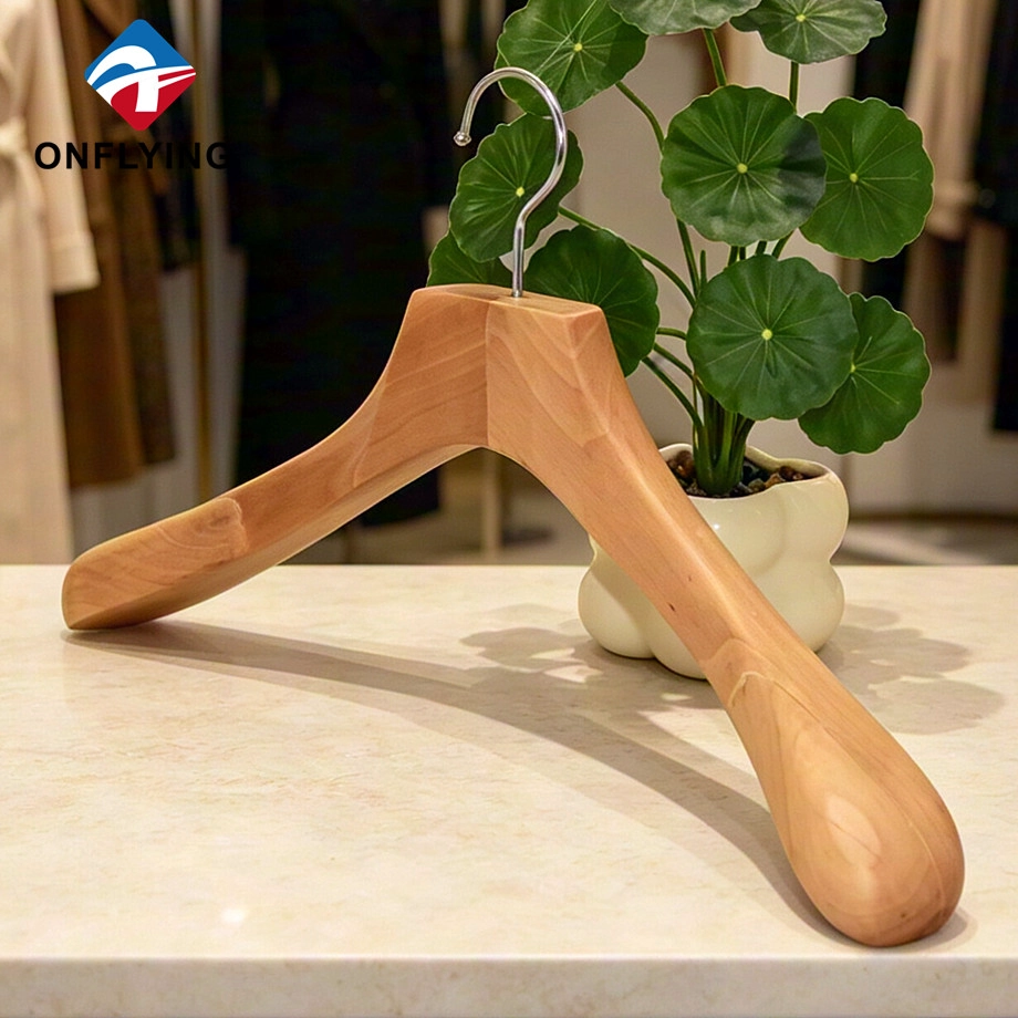 China Wooden Jacket Coat Hanger