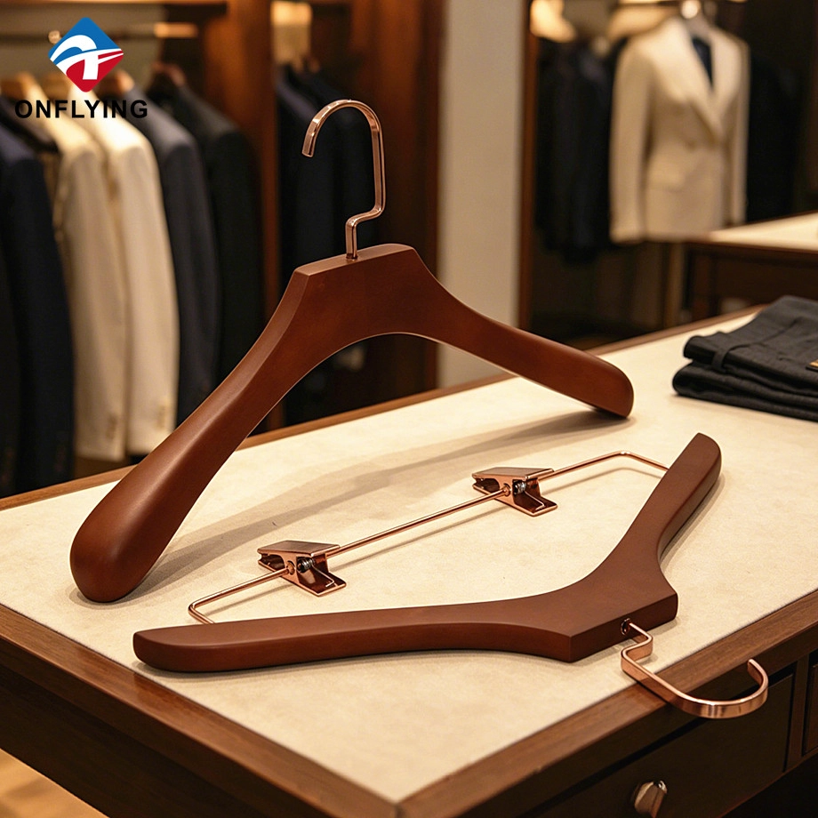 Premium Clothes Wooden Hanger Set manufacturer