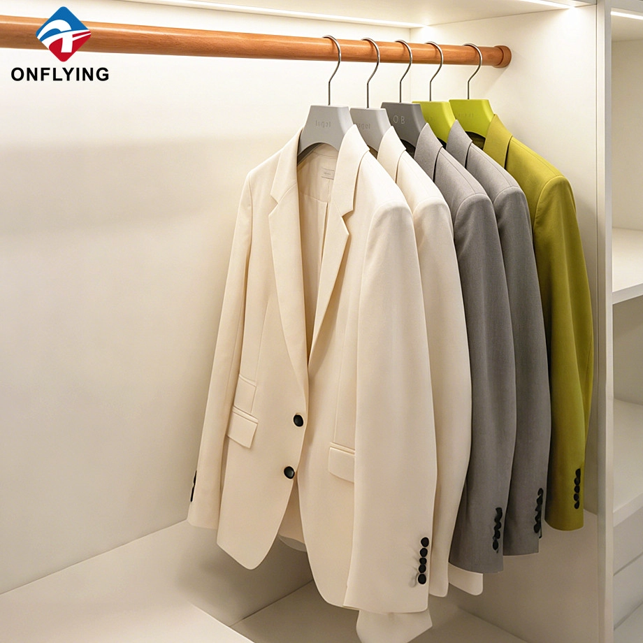 Durable High Quality Material Smooth Grey Plastic Shirt Hanger Custom logo Manufacturer China - COPY - 2617mj