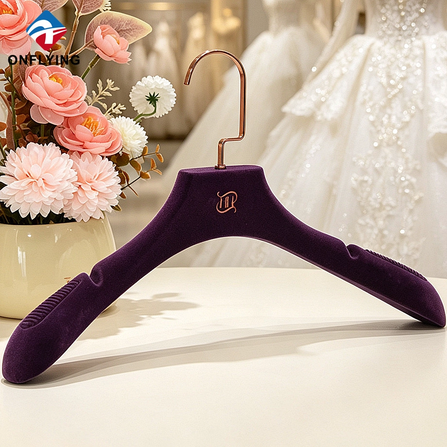 Velvet Flocked Hanger factory