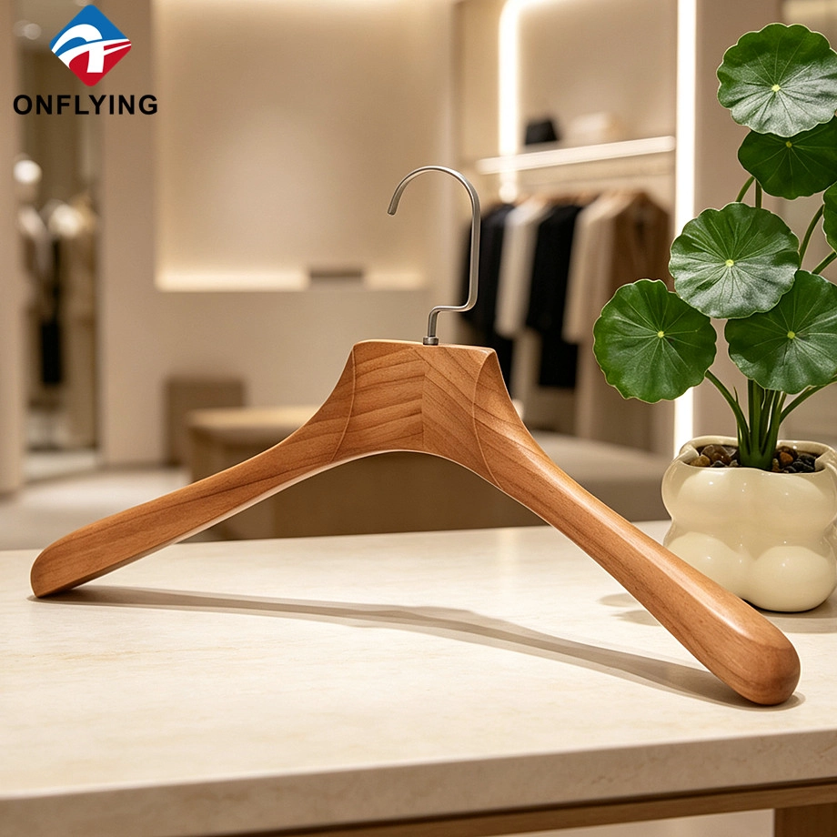 Wooden Garment Jacket Hanger manufacturer