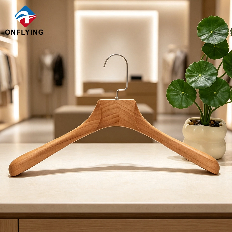 Wooden Garment Jacket Hanger manufacturer