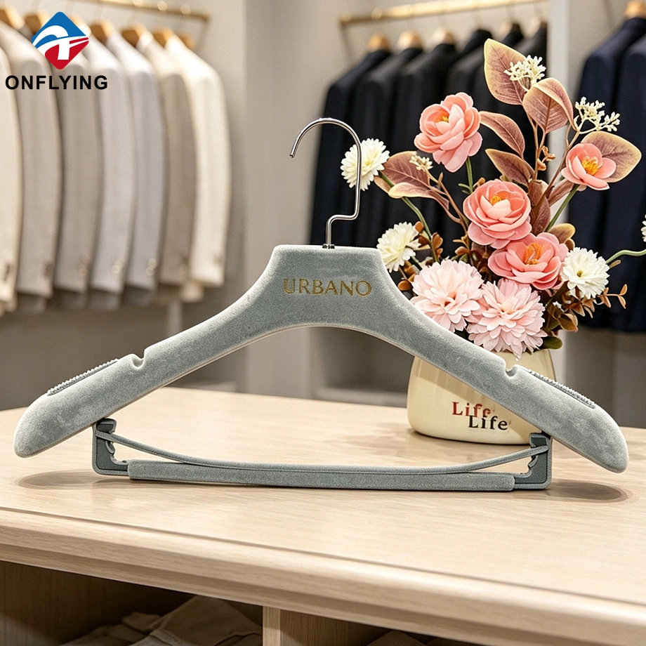 Velvet Men's Suit Hanger Factory