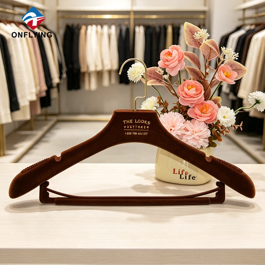 China Garment Brown Hanger