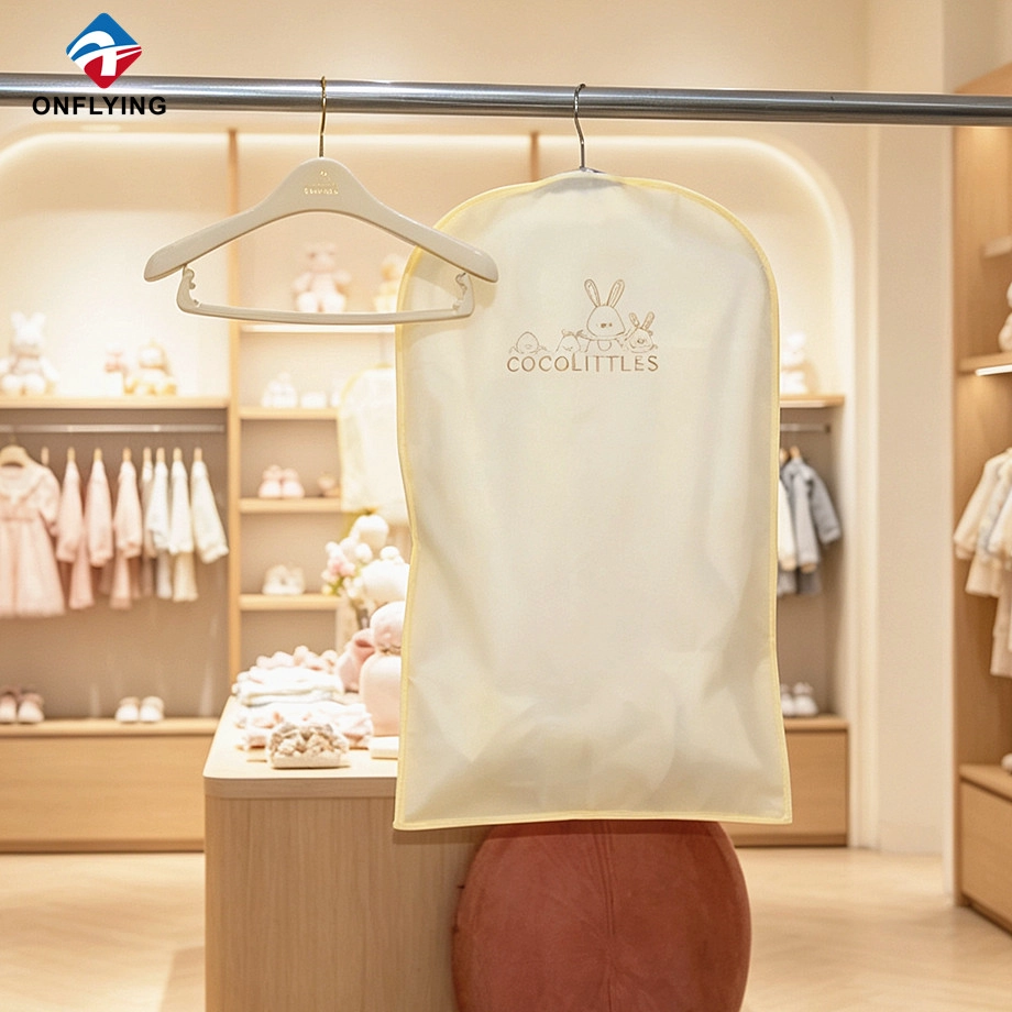 China Luxury Small Cute Baby Clothing Package Non Woven Kids Dust Garment Storage Bag Factory China manufacturer