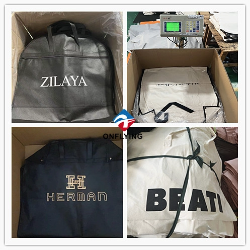 Onflying Custom Garment Dust Bags Bulk Goods Finished for Delivery Onflying Custom Garment Dust Bags Bulk Goods Finished for Delivery