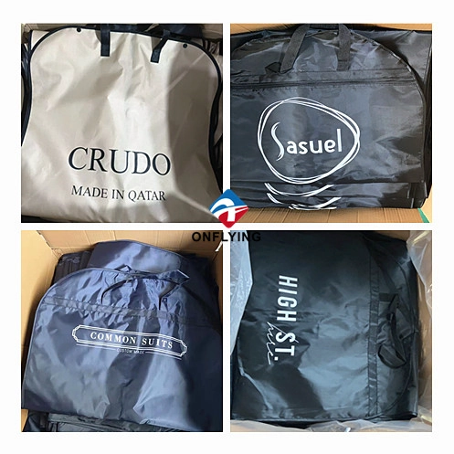 Onflying Custom Garment Dust Bags Bulk Goods Finished for Delivery