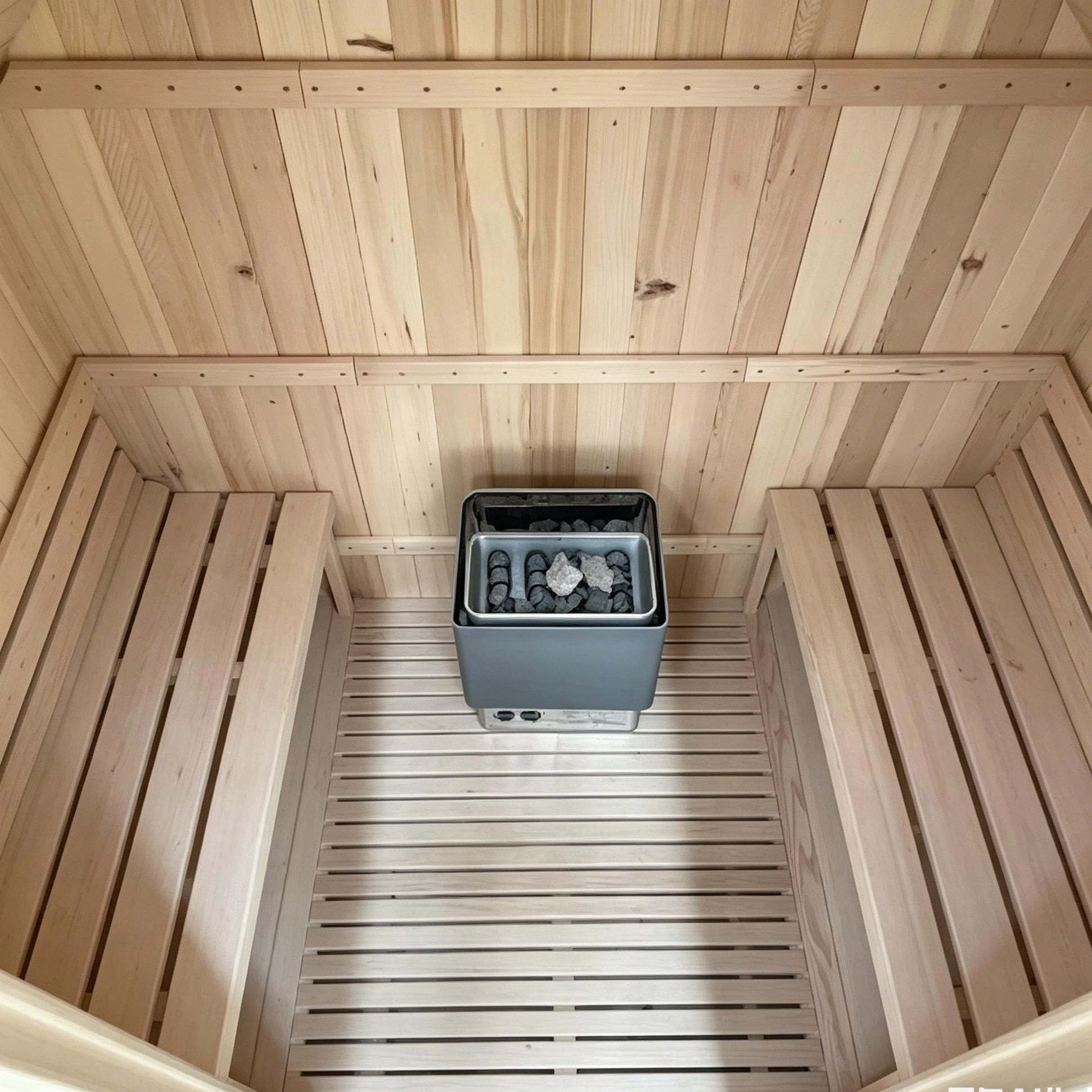 Luxury Indoor Glass Sauna Room 2 Person Modern Home Sauna Cabin for Bathroom Gym