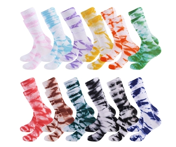 China TIE-DYE SOCKS manufacturer