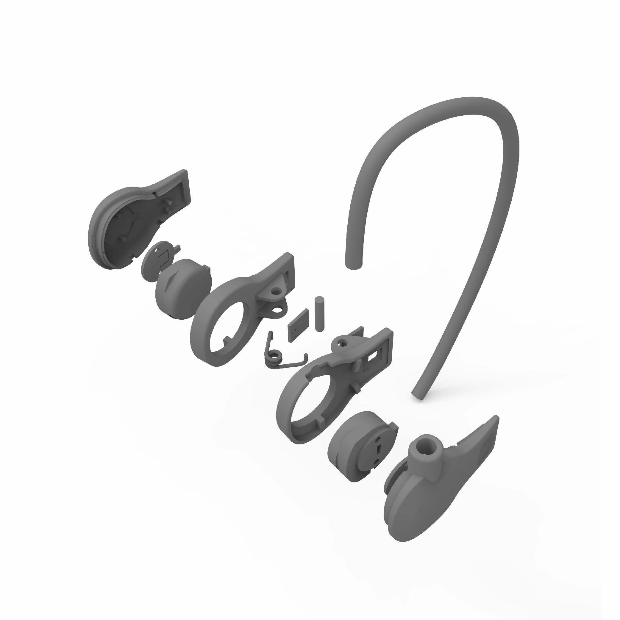 porcelana Cable de electrodo con clip para oreja tVNS / taVNS de silicona reutilizable fabricante