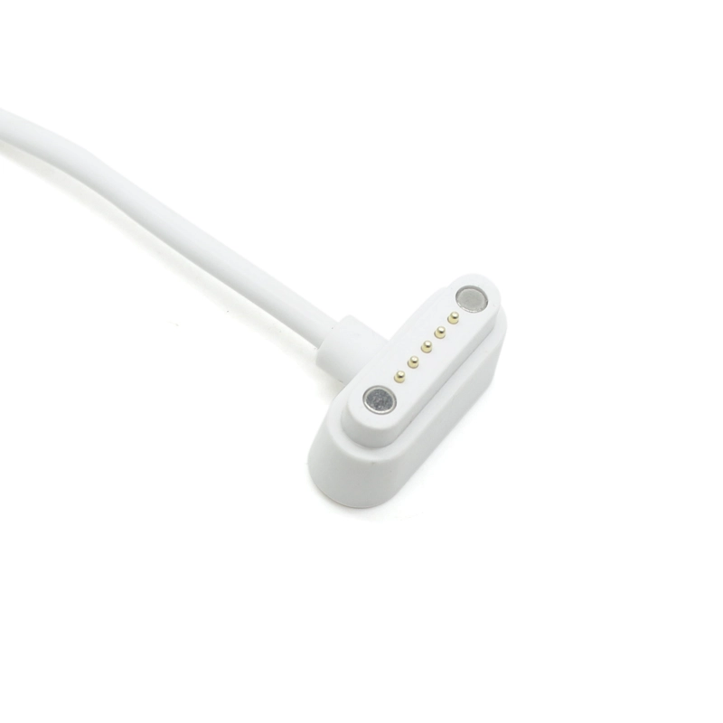 China 5-Pin Spring-Loaded Contact to 5-Lead ECG/EMG Electrode Cable manufacturer