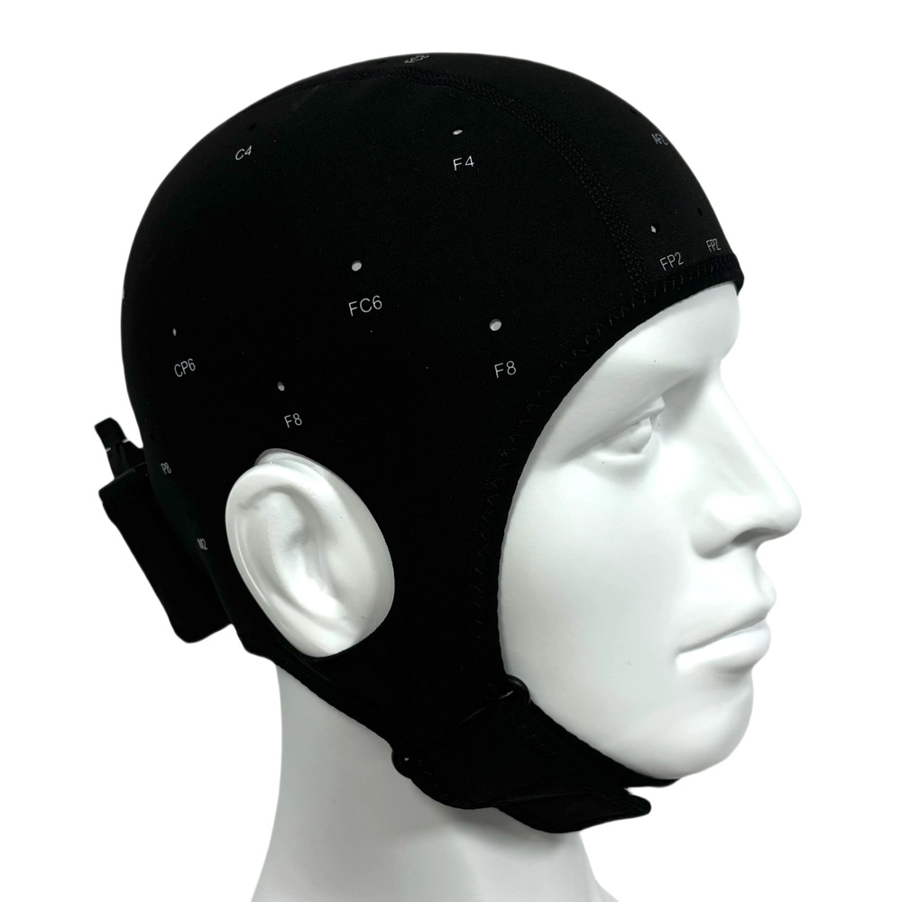 الصين غطاء قطب كهربائي لتخطيط كهربية الدماغ (EEG) ذو 32 قناة مع تحديد موضع القطب الكهربائي من 10 إلى 20 الصانع