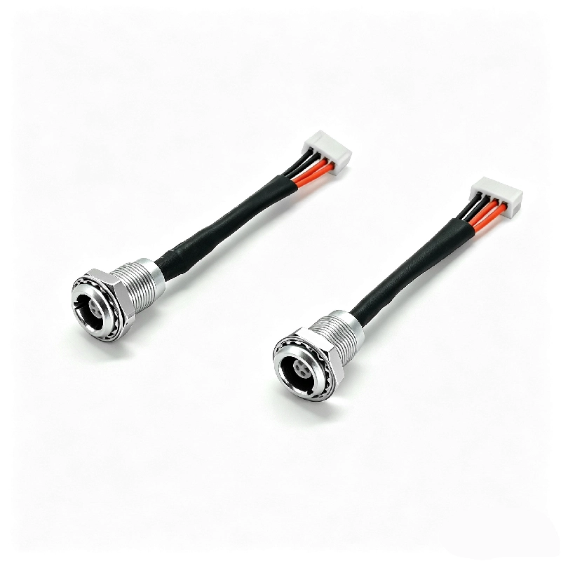 Cina Connettore femmina in metallo compatibile LEMO a 4 pin per cavo medico terminale a 4 pin PH2.0 produttore