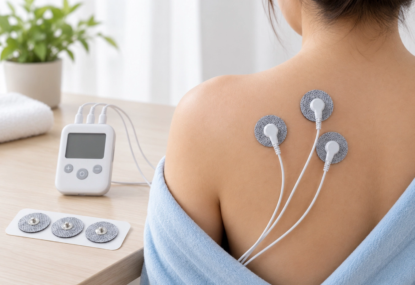 3er-Set vorgelierte Schnappelektrodenpads für TENS- und EMS-Geräte