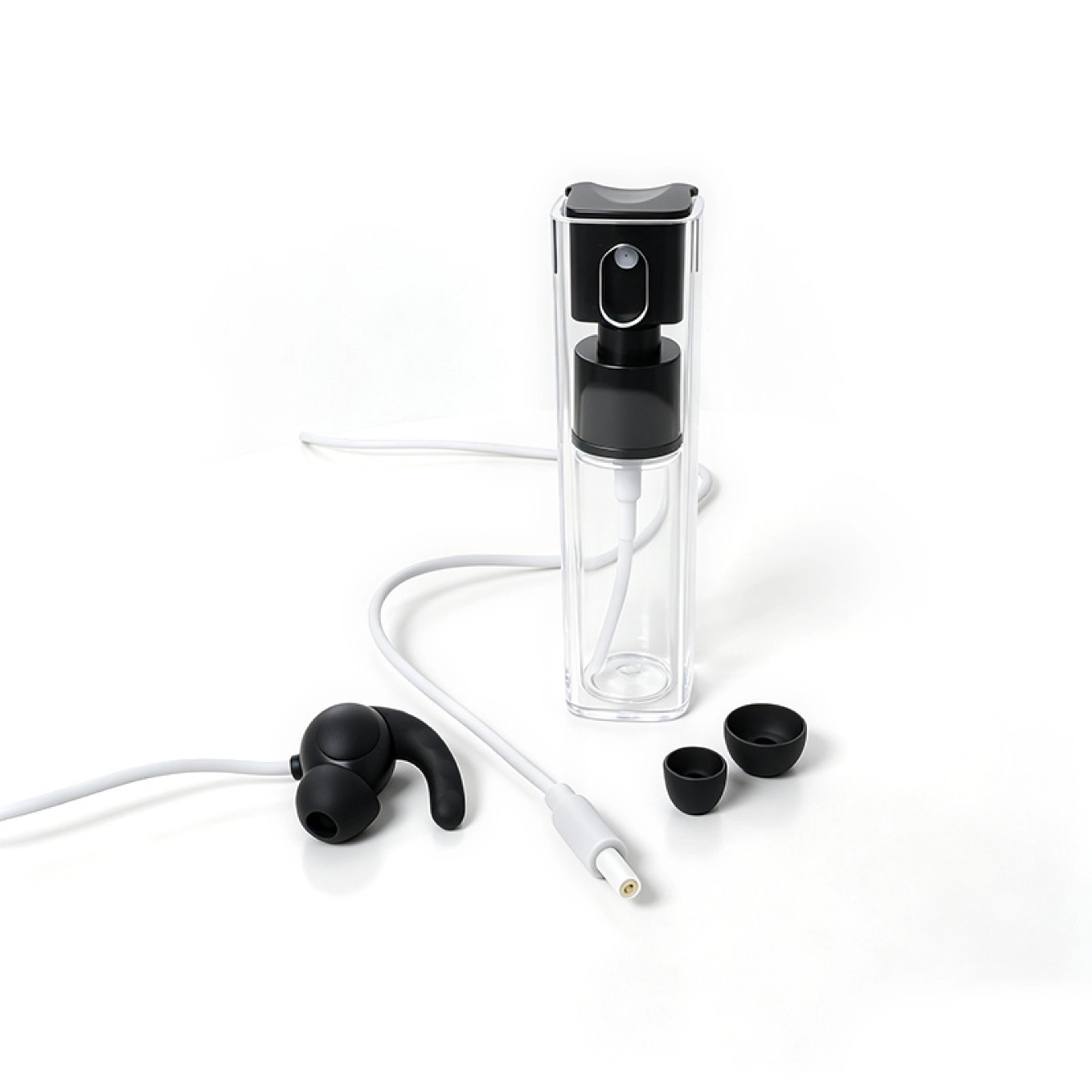porcelana Kit de cable de electrodo con clip para oreja, tVNS/taVNS, CC de 2,35 mm, con botella pulverizadora fabricante