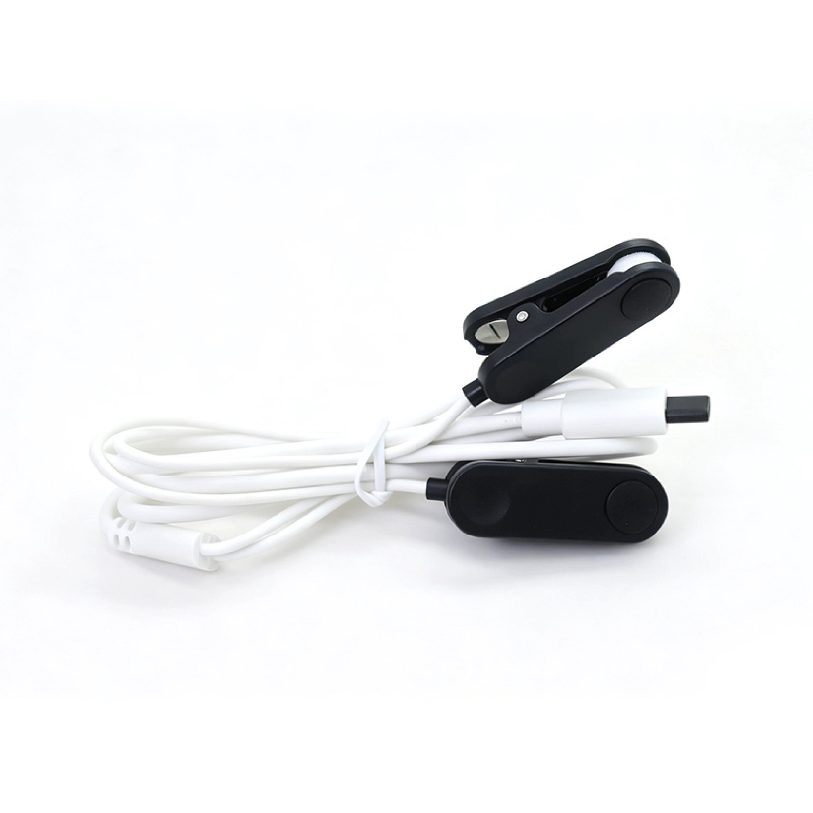 中国 USB Type-C 公头转双 ABS 耳夹电极电缆，1m 白色 制造商